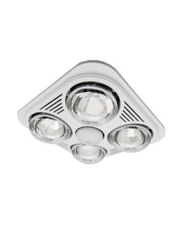 Aero Pure  A716R W  Quite Exhaust Fan with heater and Light